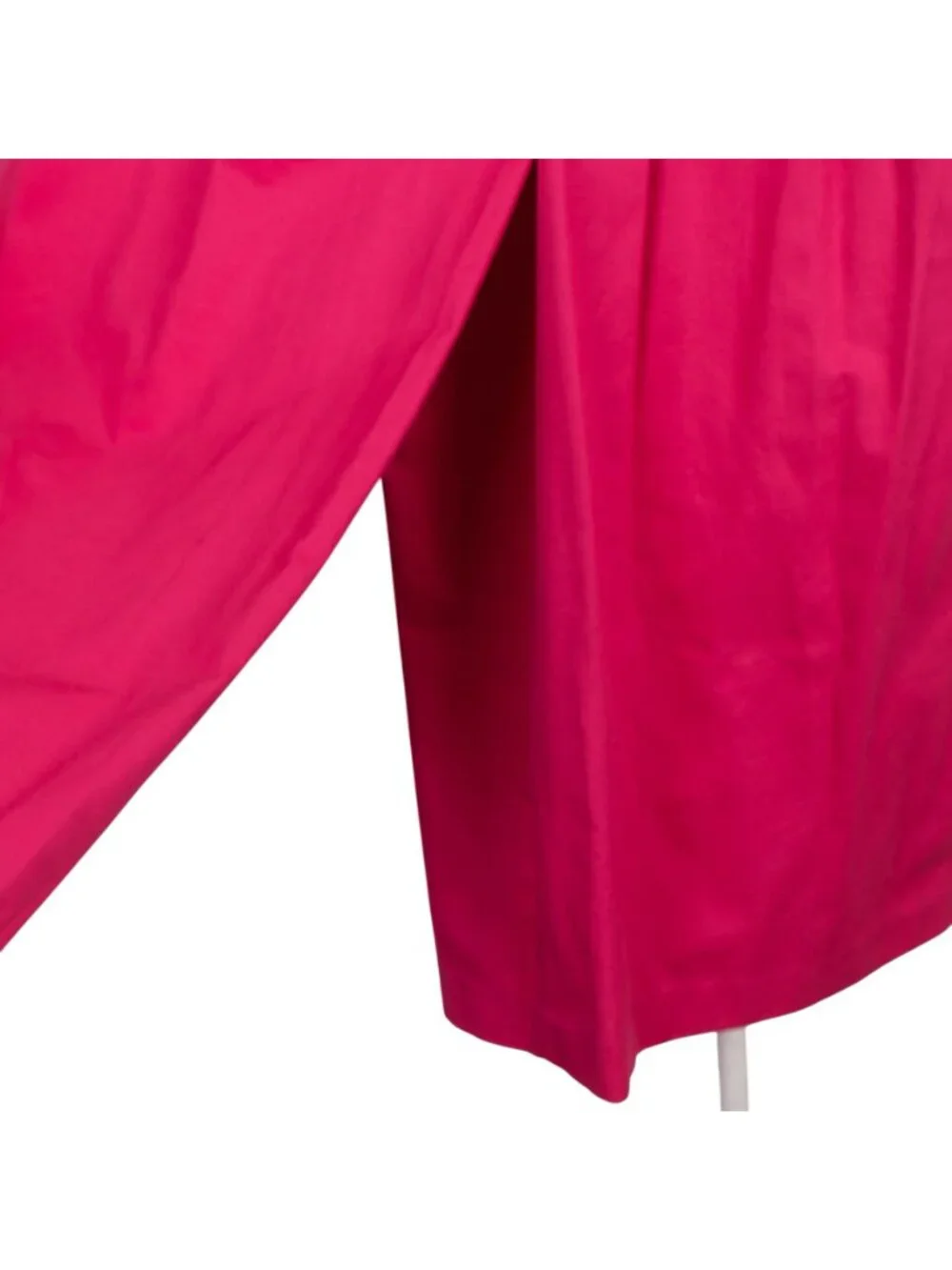 VTG Culottes 6 Womens Pink Pleated 80s Wide Leg Pocket Elastic Waist Sunny Sport - Picture 4 of 9